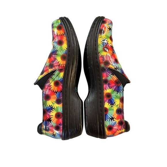 Klogs Footwear Shoes - Womens Klogs Footwear Moxy Floral Multicolor Slip-On Work Shoes Size 6.5M